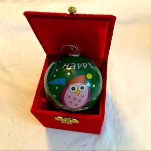 Li Bien Hand Blow Glass Christmas Ornament